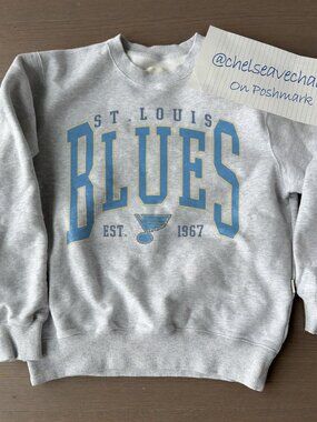 Vintage St. Louis Blues Sweatshirt, Retro NHL St. Louis Hockey Unisex Shirt Tee